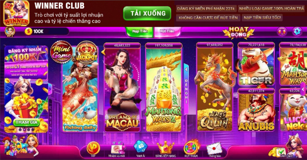 Tải App Winnerclub IOS⭐️Tặng code 231K đăng ký tại đây